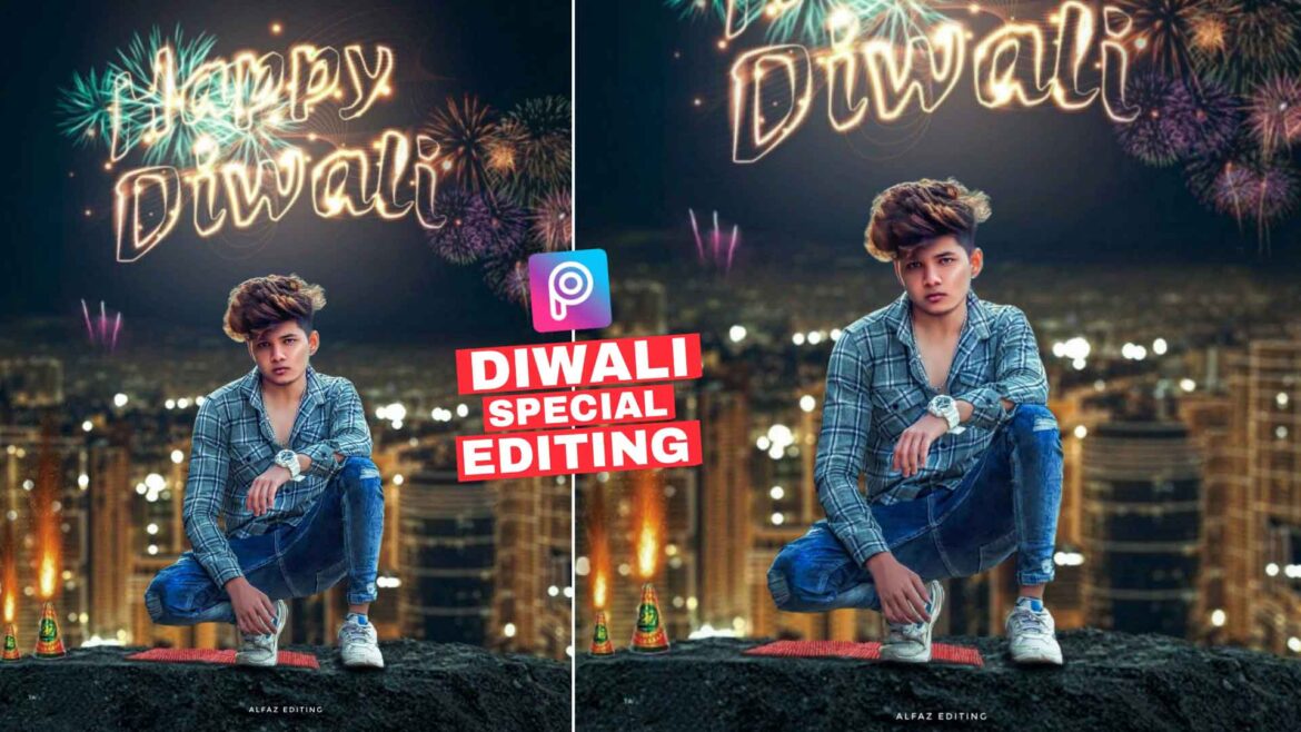 Diwali Special Editing | Alfaz Creation | Download Background Too