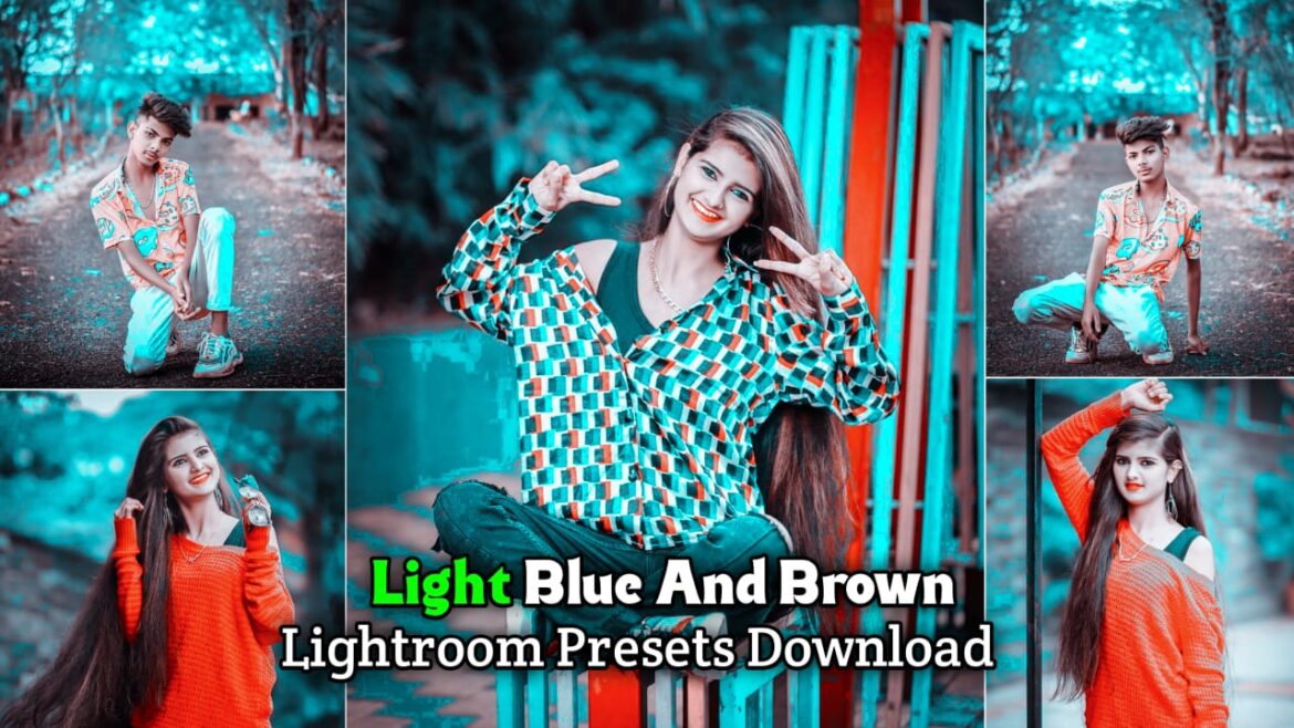 Light Blue and Brown Lightroom Presets Download | BRD Editz