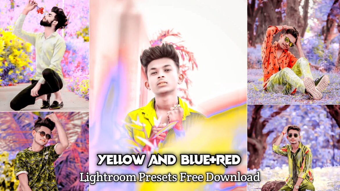 Yellow and Blue + Red Lightroom Presets | BRD Editz
