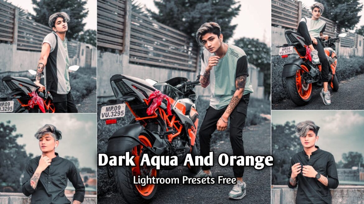 Dark Aqua and Orange Lightroom Presets | BRD Editz