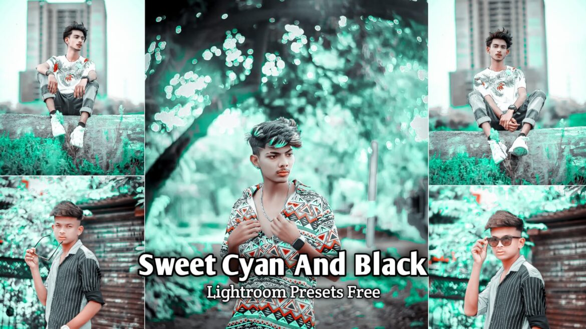 Sweet Cyan And Black Lightroom Presets Download | BRD Editz