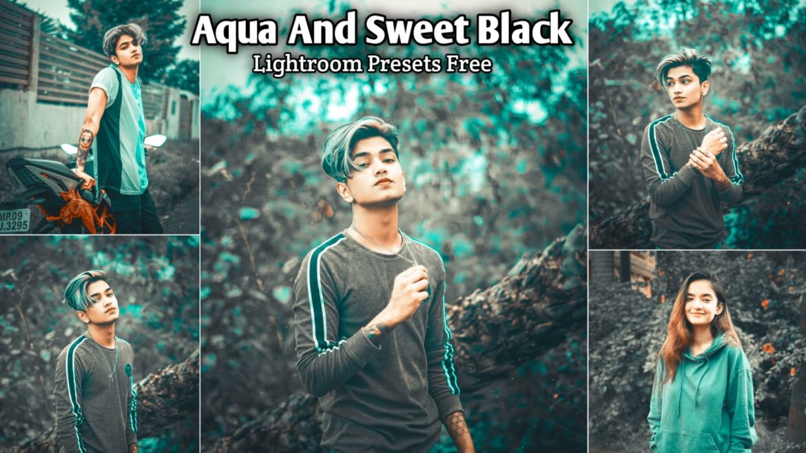 Aqua And Black Tone Lightroom Presets Download | BRD Editz