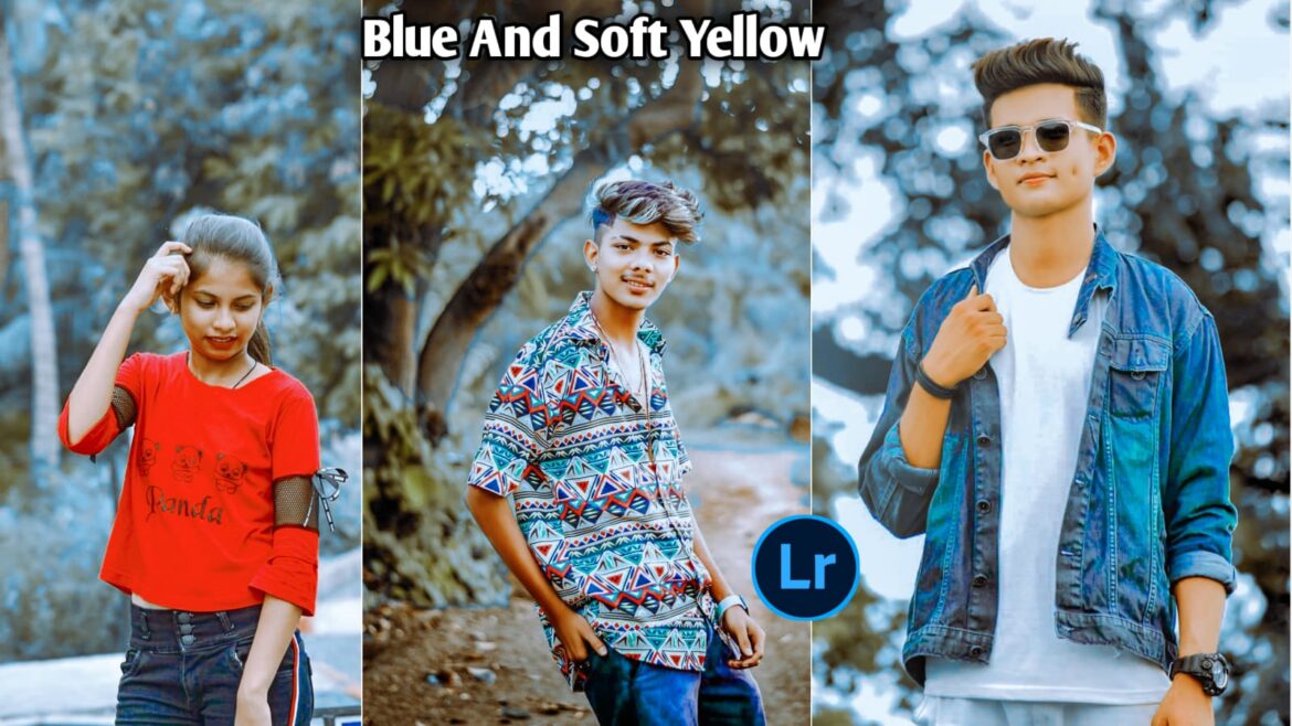 Blue and Soft Yellow Lightroom Presets Download | BRD Editz