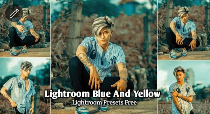 Blue and Yellow Lightroom Presets Download | BRD Editz