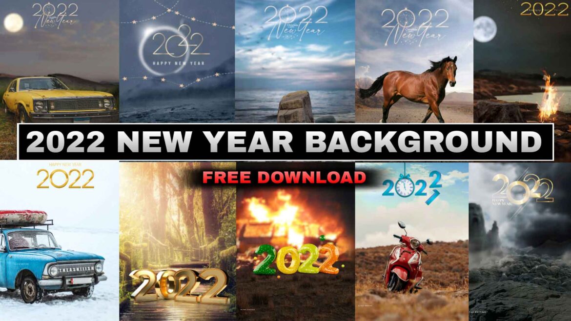 Happy New Year 2022 Editing Background | New Year Editing Backgrounds