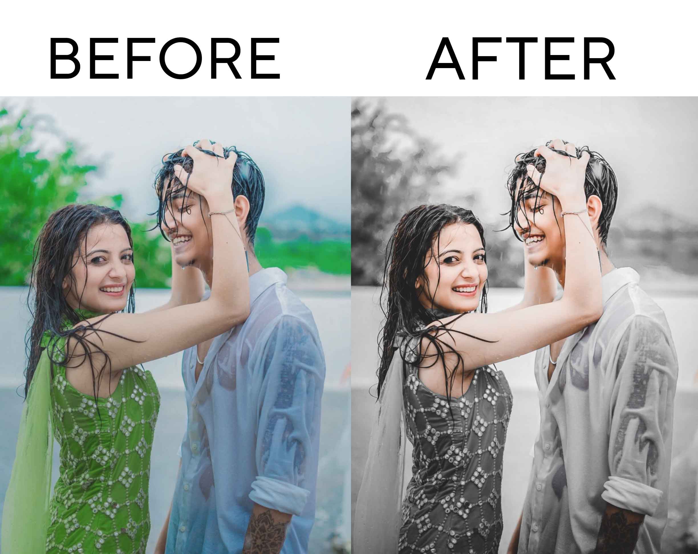 Couple Friendly Black Lightroom Presets