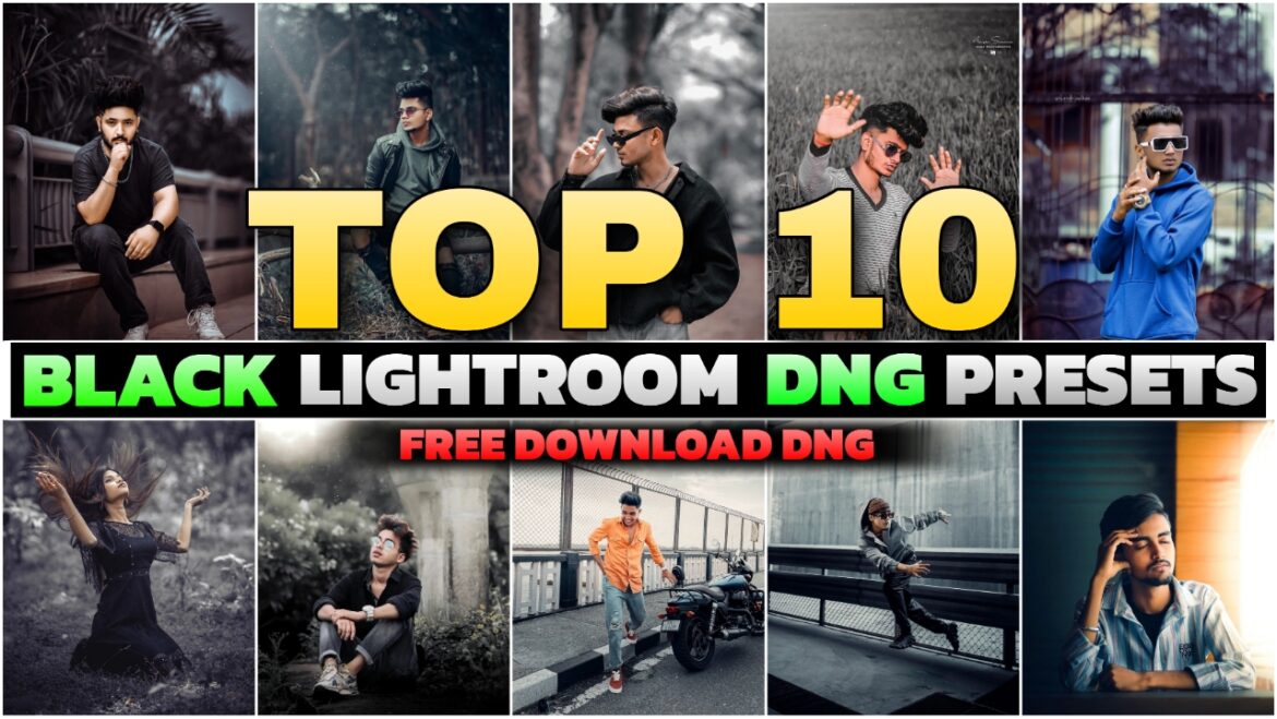 Download Top 10 Black Dark Presets | Lightroom Mobile Presets Free Download