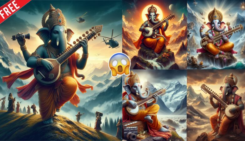 Lord Ganesha AI Photo Editing